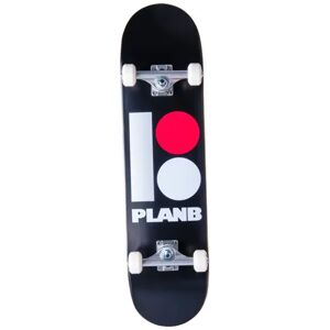 Plan B Team Komplet Skateboard (Sort/Rød/Grå)