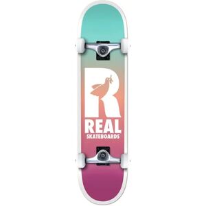 Real Be Free Fades Komplet Skateboard (Teal/Hvid/Lilla)