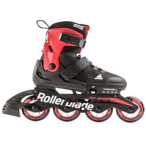 Rollerblade Rulleskøjter - Microblade - Black/red - Rollerblade - 36/40 - Rulleskøjter