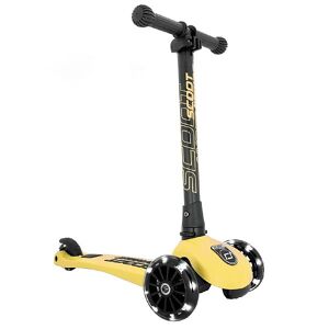 Scoot And Ride Highway Kick 3 - Led - Lemon - Scoot And Ride - Onesize - Løbehjul