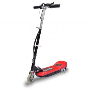 vidaXL Patinete Eléctrico Rojo 120 W