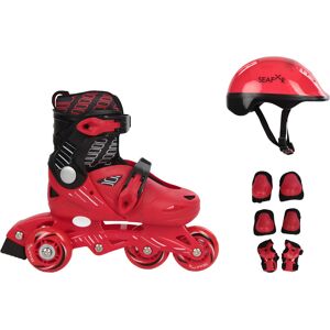 Seafor skating set patines infantiles Rojo (28)