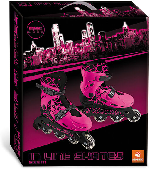 Mondo Patines En Linea  Spa Rojos T/33-36