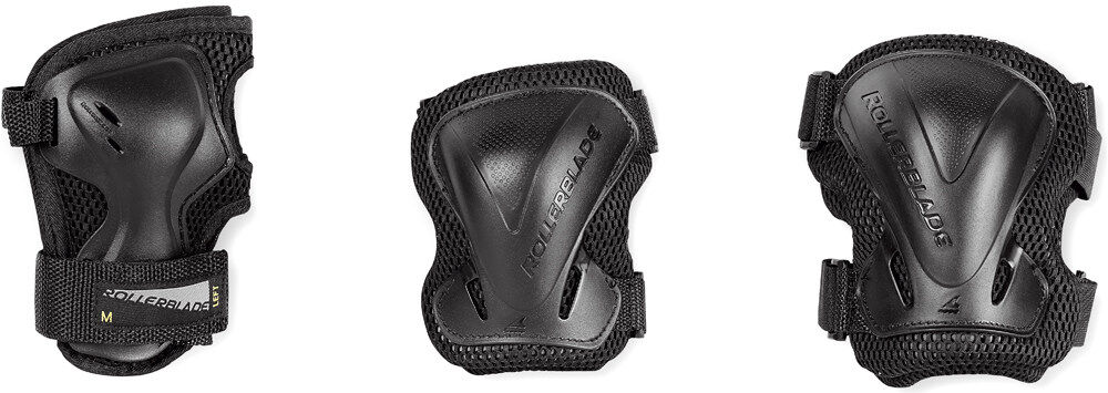 Rollerblade pack evo gear 3 set protección skate Negro (M)