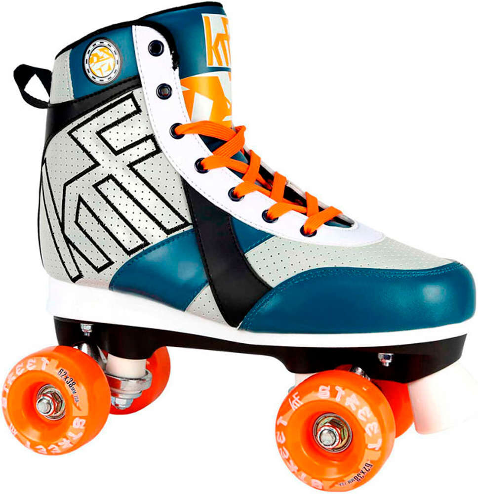 Krf des krf patin roller e street patines 4 ruedas Gris (36)