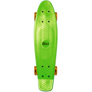 muuwmi AUTHENTIC SPORTS Skateboard fun No Rules vert/transparent/orange