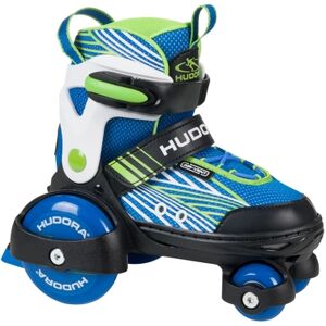 HUDORA® Patins a roulettes enfant My First Quad bleu