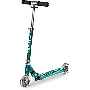 Micro Trottinette Enfant LED Sprite Trottinette compacte et Pliable Apprentissage de l'équilibre 2 Roues 5+ Ans Bleu Pétrole - Publicité