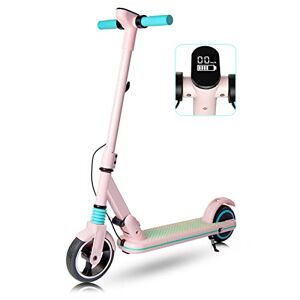 Rcb trottinette electrique enfants 6-12 ans, écran led, lumières