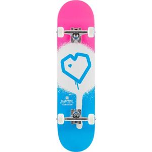 Blueprint Spray Heart V2 Skateboard Complet (Bleu/Blanc/Rose)