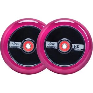 Grit H2O Roues Trottinette Pack de 2 (110mm - Trans Pink/Black)