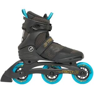 K2 Trio LT 100 Rollers (Noir/Bleu-vert)