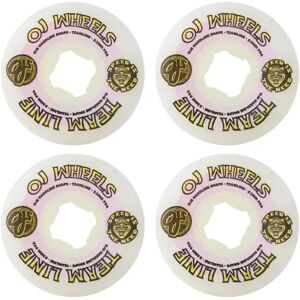 OJ's Team Line OG Formula Hardline Roues Skate 4-Pack (53mm - Blanc/Violet/Jaune)