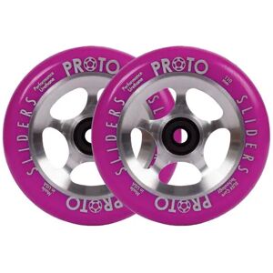 Proto Sliders Starbright Roues Trottinette Freestyle Pack de 2 (Purple On Raw)