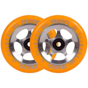 Proto Sliders Starbright Roues Trottinette Freestyle Pack de 2 (Orange On Raw)