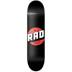 RAD Skateboards RAD Solid Logo Planche De Skate (Noir/Rouge)