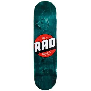 RAD Skateboards RAD Solid Logo Planche De Skate (Navy Maple)