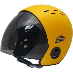 Retractable Visor Smoke Helmet Jaune 58-59 cm Jaune 58-59 cm unisex