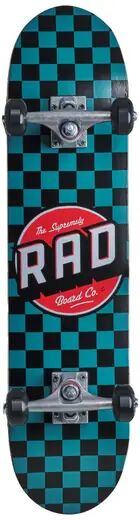 RAD Skateboards Skateboard Complet RAD Checkers (Checkers Teal)