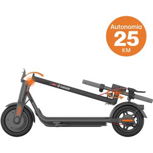 NAVEE V25i Pro Monopattino Elettrico con il manubrio da chiuso ruotabile, Autonomia 25KM Motore Max 600W Gomma 10 e Frecce Direzionali