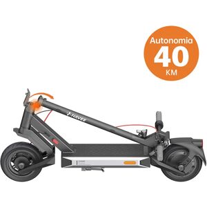 NAVEE S40 Monopattino Elettrico, Doppia Sospensione Motore Max 700W Autonomia 40KM Gomma Tubeless Tracker Findmy e Frecce Direzionali