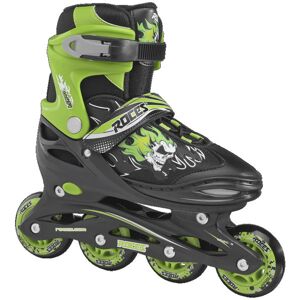 Roces Compy 6.0 - pattini in linea - bambino Black/Green 26/29