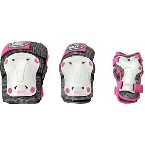 Roces Jr Ventilat 3-pack - kit protezioni - bambini White/Pink M