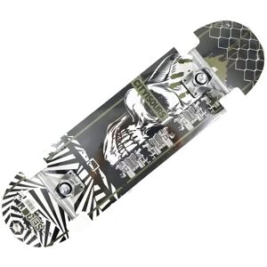 Roces Skull City - Skateboard Green/White