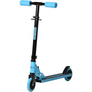 Homcom Monopattino per Bambini 2 Ruote in Alluminio, Monopattino Pieghevole con Altezza Regolabile per Bambini di 3-8 Anni, Blu