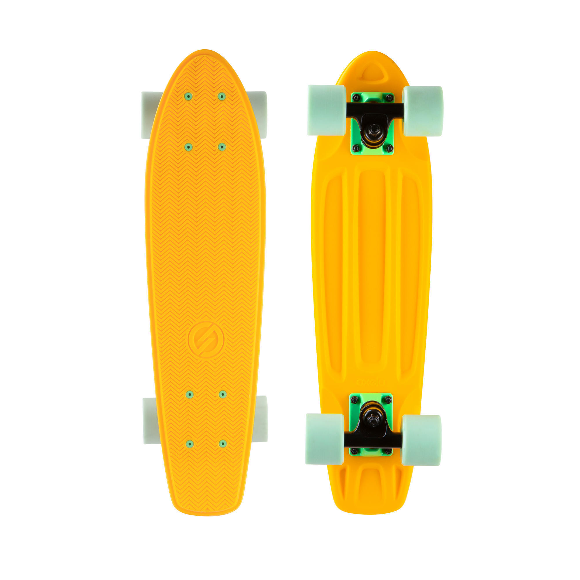 OXELO Cruiser skateboard YAMBA 100 giallo-verde