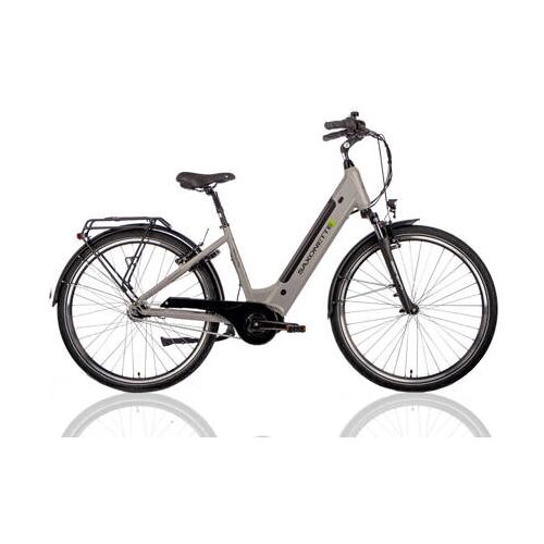 Saxonette Optimum Plus elektrische damesfiets, middenmotor, Nxs 7, matzilver 000 Dames