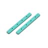 SPITBOARDS Vingerboard Rails Boardrails Set van 2 met Schroeven Blauw