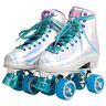 Flamingueo 4-Wiel Skates 4-Wiel Skates Vrouwen, 4-Wiel Skates Meisjes, Rolschaatsen, Volwassen Skates, Rolschaatsen Vrouwen, Urethaan Rolschaatsen 58mm x 32 mm, Maten 35-41 EU