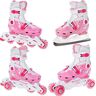 Raven 4in1 Inlineskates/Triskates/Roller Skates/Ice Skate Balloon verstelbaar (roze, 29-32 (18 cm-20 cm))