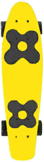 Choke skateboard Juicy Susi Yellow 57 cm polypropeen geel - Geel,Blauw,Groen,Zilver