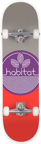 Habitat Skateboards Komplett Skateboard Habitat Leaf Dot (Fiolett)