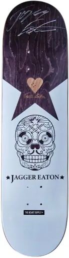 Heart Supply Jagger Eaton Signature Skateboard Deck (Hvit/Svart)