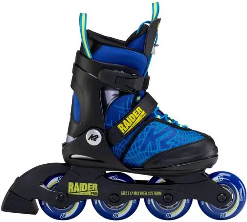 K2 Inline-Skøyter Barn K2 Raider Pro (Svart/Blå/Gul)