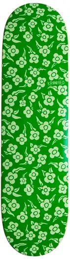 Krooked Flowers Skateboard Deck (Grønn)