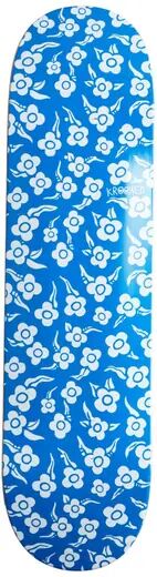 Krooked Flowers Skateboard Deck (Blå)