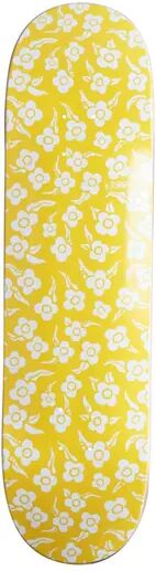 Krooked Flowers Skateboard Deck (Gul)