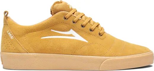 Lakai Bristol Skate Shoes (Gold/Gum Suede)