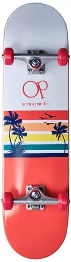 Ocean Pacific Komplett Skateboard Ocean Pacific Sunset (Hvit/Rød)
