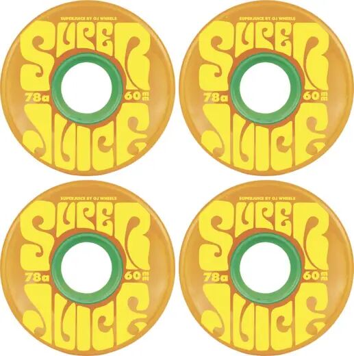 OJ's Skateboard Hjul OJ's Super Juice 78A 4-Pakning (60mm - Citrus)