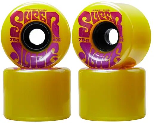 OJ's Skateboard Hjul OJ's Super Juice 78A 4-Pakning (60mm - Gul)