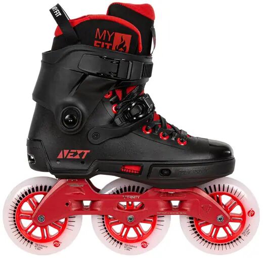 Powerslide Next Svart Rød 110 Freeskate inline (Rød)