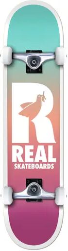 Real Komplett Skateboard Real Be Free Fades (Turkis/Hvit/Fiolett)