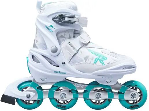 Roces Inline-skøyter Barn Roces Moody TIF Girls (White/Aqua)