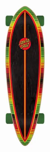 Santa Cruz Skateboards Komplett Cruiser Board Santa Cruz Classic Dot Pintail (Serape Dot)