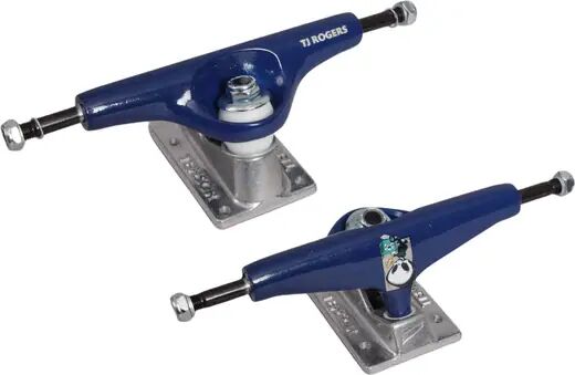 Tensor Aluminum Reaper Box Skateboard Trucks (Rogers/Navy)